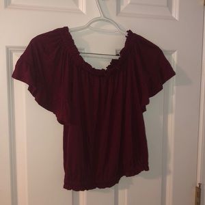 LF Emma & Sam Ruffle Crop Top